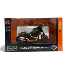 HARLEY DAVIDSON Fat Bob 114 oliva/negro SERIE 42 -MAISTO 